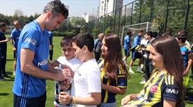 Fenerbahçe idmanında özel misafirler