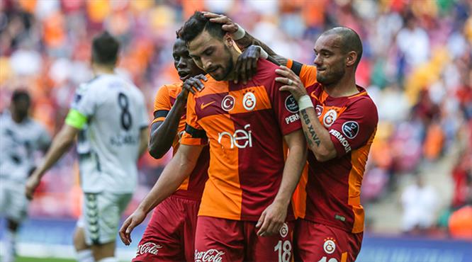 Galatasaray - Atiker Konyaspor: 2-1 (ÖZET)