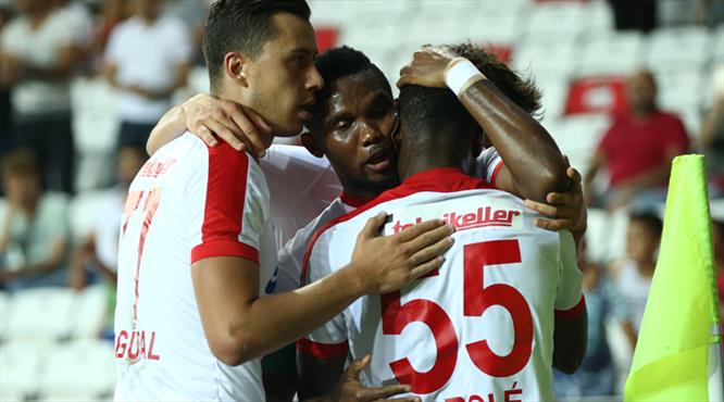 İşte Antalya'da perdeyi açan gol!