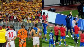 Alkışlar Göztepe taraftarına