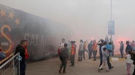 Galatasaray'a coşkulu karşılama