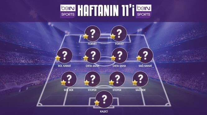İşte haftanın altın 11'i