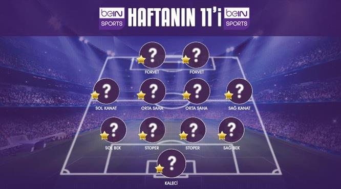 İşte sizlerin seçimiyle ilk haftanın en iyi 11'i