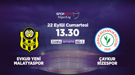 Evkur Yeni Malatyaspor - Çaykur Rizespor