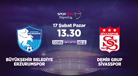 BB Erzurumspor - Demir Grup Sivasspor