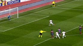 İşte penaltı anı ve gol