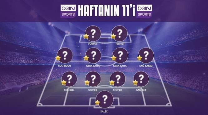 Haftanın altın 11'i belli oldu