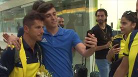 Fenerbahçe'ye coşkulu karşılama