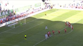 İşte penaltı anı ve gol