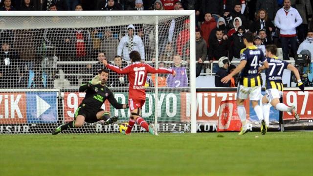 "İnönü'de son derbi" 3.3.2013
Sezon sonunda yıkılacak olan İnönü Stadı'ndaki son derbi, adına yakışır bir heyecana sahne oldu. MAçın 90+3. dakikasında Fenerbahçe'yi yıkan Olcay Şahan, Beşiktaş'ın 3-2 kazanmasını sağlarken, İnönü'deki son derbi de unutulmaz anlara sahne oldu. "İnönü'de son derbi" 3.3.2013
Sezon sonunda yıkılacak olan İnönü Stadı'ndaki son derbi, adına yakışır bir heyecana sahne oldu. MAçın 90+3. dakikasında Fenerbahçe'yi yıkan Olcay Şahan, Beşiktaş'ın 3-2 kazanmasını sağlarken, İnönü'deki son derbi de unutulmaz anlara sahne oldu.