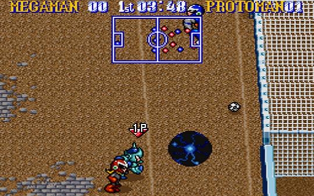 Mega Man Soccer (1994, SNES)                        