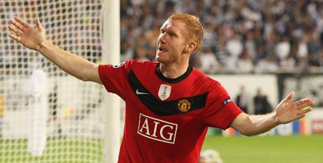 "Scholes'u kalmaya ikna ettim"