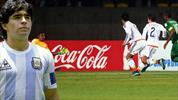 17 yaşında Maradona'yı kıskandıracak bir gol attı