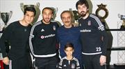 Beşiktaş antrenmanına sürpriz ziyaret