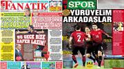 Manşetlerde Milli Takım var: 