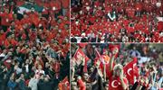 Antalya'da Kırmızı-Beyaz şov! (FOTO GALERİ)