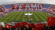 Atletico Madrid taraftarlarından koreografi şov! (FOTO GALERİ)