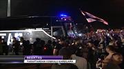 Beşiktaş'a coşkulu karşılama!