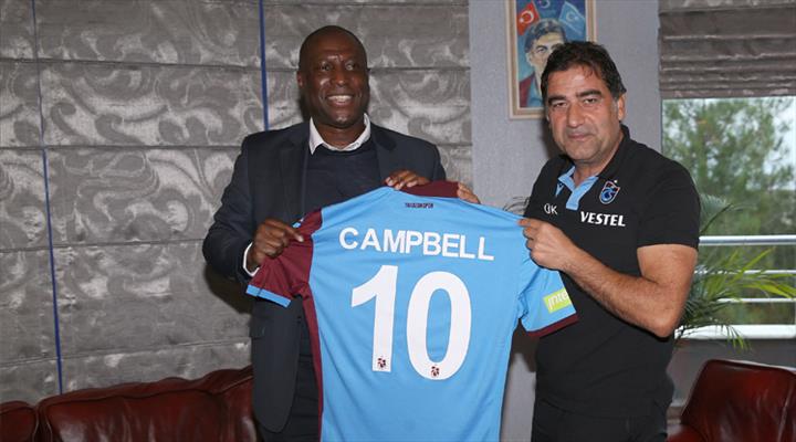 Kevin Campbell'den Trabzonspor'a ziyaret