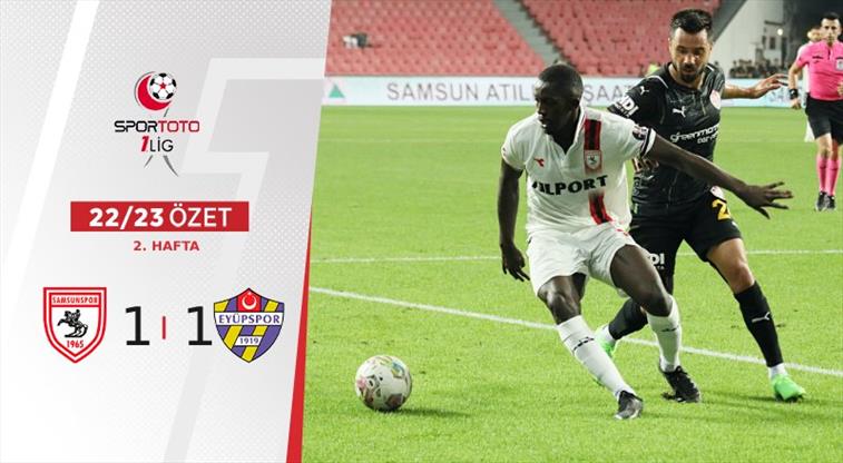 ÖZET | Yılport Samsunspor 1-1 Eyüpspor
