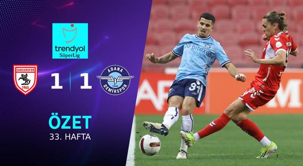 GENİŞ ÖZET | Yılport Samsunspor 1 1 Yukatel Adana Demirspor | beIN