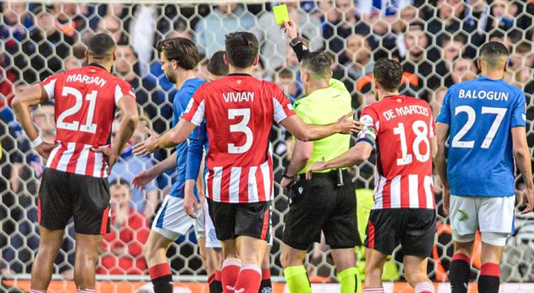 10 kişi Rangers, Athletic Bilbao'ya geçit vermedi!