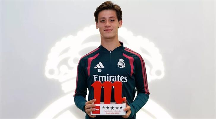 Arda Güler'in yıldızı parlamaya devam ediyor! Ödülüne kavuştu...