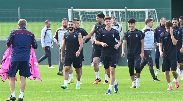 Trabzonspor, Hearts maçına hazır!