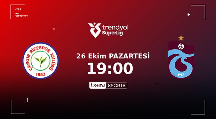 MUHTEMEL 11'LER | Çaykur Rizespor - Trabzonspor
