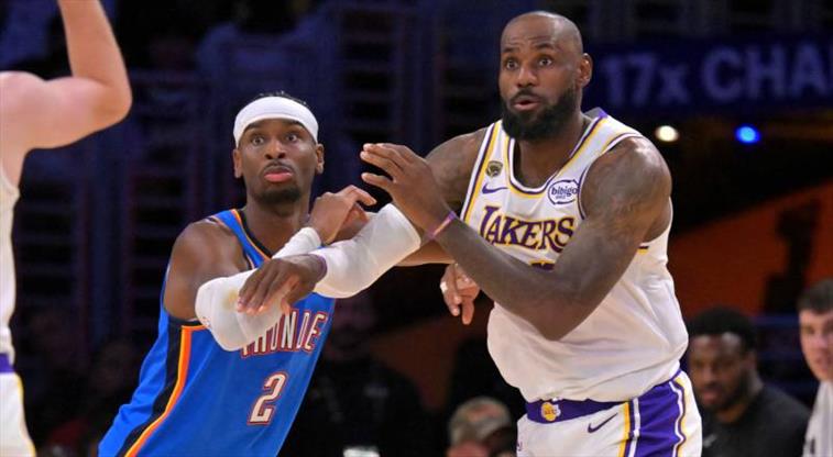 Thunder, Lakers karşısında durumu 3-0 yaptı
