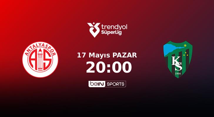 CANLI | Hesap.com Antalyaspor - Kocaelispor