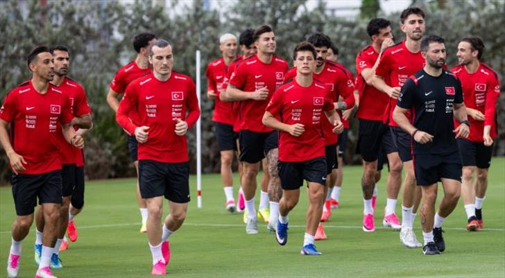 A Milli Futbol Takımı Miami'deki ilk antrenmanını yaptı