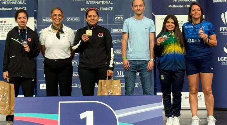 Milli para badmintoncular, Fransa'da 5 madalya kazandı