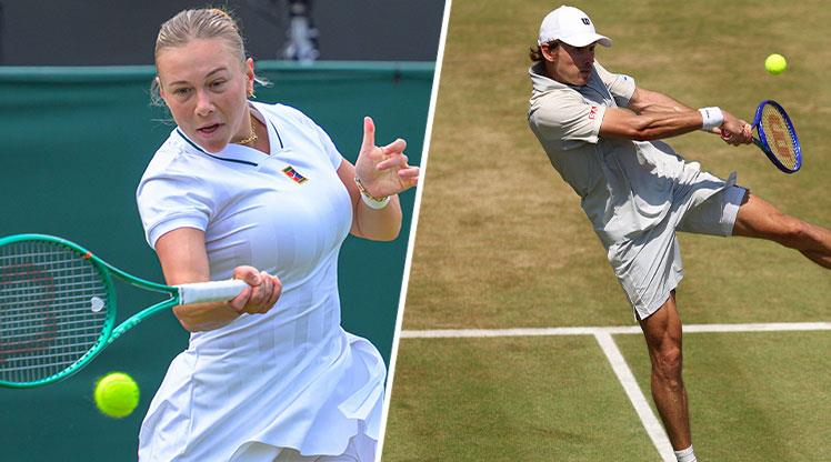 Anisimova ve Minaur Wimbledon'da turladı!