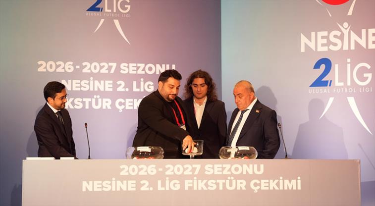 Nesine 2. Lig'de fikstür çekimi yapıldı! İşte ilk hafta