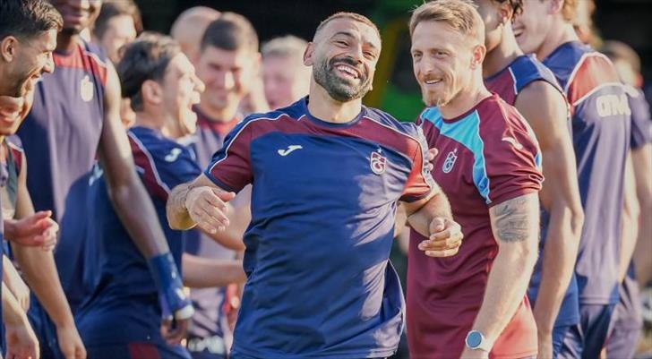 Mohamed Salah, Trabzonspor'da ilk antrenmanına çıktı
