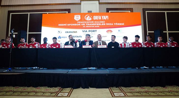 Pendikspor, yeni isim sponsorluğunu ve transferlerini tanıttı