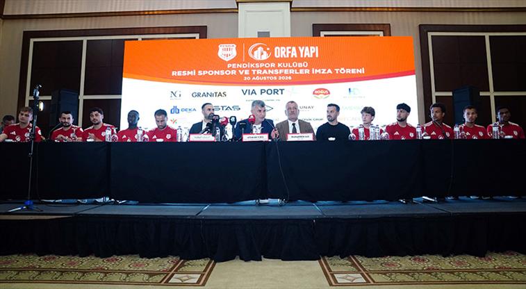 Pendikspor, yeni isim sponsorluğunu ve transferlerini tanıttı
