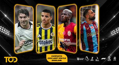 Yeni üyelere özel Süper Dolu %20 indirimli! Kod: TODSUPERDERBI