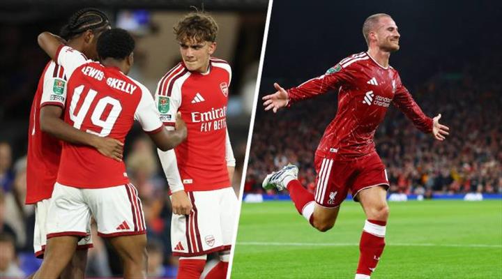 Arsenal ve Liverpool, İngiltere Lig Kupası'nda tur atladı