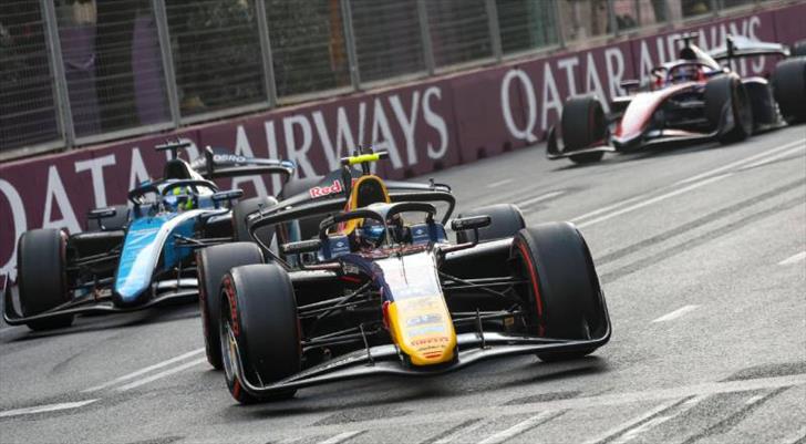Formula 2 sprint yarışında zafer Beganovic'in 